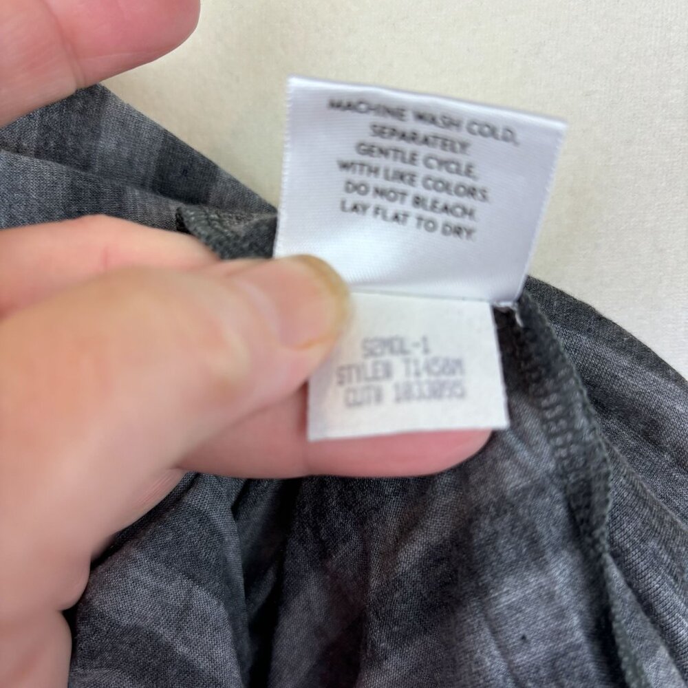 Eileen Fisher top, size Large, stripes, boxy, sustainable, NWT, made in USA - Picture 12 of 13